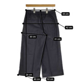 J.PRESS 新品 洗える 吸水速乾 コットン麻シェルドライ クロップド パンツ 定価20900円 パンツ チャコールグレー レディース ジェイプレス【中古】5-0601M∞