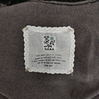 gasa 刺繍 ロゴ ウールアンゴラ セーター ニット ブラック ブラウン グレージュ レディース ガサ【中古】5-1002T∞