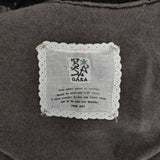 gasa 刺繍 ロゴ ウールアンゴラ セーター ニット ブラック ブラウン グレージュ レディース ガサ【中古】5-1002T∞