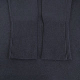 Mila Owen ウールブレンドクルードロップニットワンピース 羊毛 サイズ0 ワンピース 22AW ネイビー レディース ミラオーウェン【中古】5-1008T♪