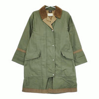 or Slow/fennica PYRO COAT パイロコート サイズ0 ミリタリーコート カーキ レディース オアスロウ/フェニカ【中古】5-0328M♪