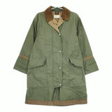 or Slow/fennica PYRO COAT パイロコート サイズ0 ミリタリーコート カーキ レディース オアスロウ/フェニカ【中古】5-0328M♪