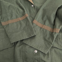 or Slow/fennica PYRO COAT パイロコート サイズ0 ミリタリーコート カーキ レディース オアスロウ/フェニカ【中古】5-0328M♪