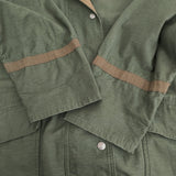 or Slow/fennica PYRO COAT パイロコート サイズ0 ミリタリーコート カーキ レディース オアスロウ/フェニカ【中古】5-0328M♪