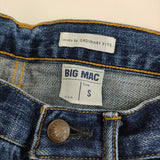 Ordinary fits/BIG MAC ストレート サイズS デニムパンツ ブルー レディース オーディナリーフィッツ/ビッグマック【中古】5-0328G♪