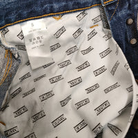 Ordinary fits/BIG MAC ストレート サイズS デニムパンツ ブルー レディース オーディナリーフィッツ/ビッグマック【中古】5-0328G♪