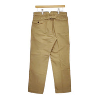 Ordinary fits コットン サイズ30 センタープレス パンツ ベージュ レディース オーディナリーフィッツ【中古】5-0412G△
