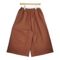 maison de SOIL イージーパンツ ワイドパンツ コットン サイズ1 ガウチョパンツ ブラウン レディース メゾンドソイル【中古】5-0412M△