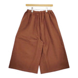 maison de SOIL イージーパンツ ワイドパンツ コットン サイズ1 ガウチョパンツ ブラウン レディース メゾンドソイル【中古】5-0412M△
