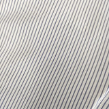JACQUEMUS デザインプルオーバーシャツ サイドファスナー  ストライプ コットン 長袖シャツ ホワイト ブルー レディース ジャックムス【中古】5-0412M△