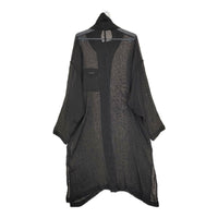 Y's LENO CLOTH STAND COLLAR DRESS 定価94600円 YH-D27-329 サイズ1 ワンピース ブラック レディース ワイズ/Yohji【中古】5-0328M♪