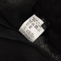 Y's LENO CLOTH STAND COLLAR DRESS 定価94600円 YH-D27-329 サイズ1 ワンピース ブラック レディース ワイズ/Yohji【中古】5-0328M♪
