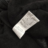 Y's LENO CLOTH STAND COLLAR DRESS 定価94600円 YH-D27-329 サイズ1 ワンピース ブラック レディース ワイズ/Yohji【中古】5-0328M♪