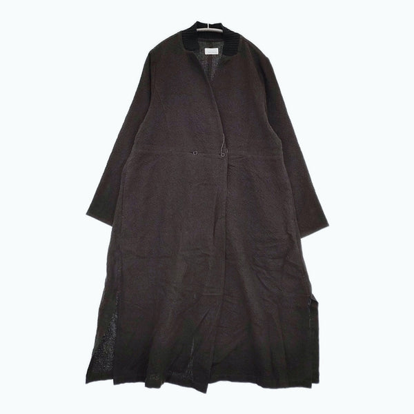 RaPPELER ダブルボタン 羽織 R0192-01006 サッカー生地 サイズ38 コート ブラウン レディース ラプレ【中古】5-1008T♪