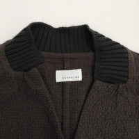 RaPPELER ダブルボタン 羽織 R0192-01006 サッカー生地 サイズ38 コート ブラウン レディース ラプレ【中古】5-1008T♪
