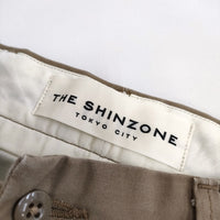 Shinzone HIGH WAIST CHINO PT ハイウエストチノパンツ 定価20900円 20SMSPA58 パンツ ベージュ レディース シンゾーン【中古】5-0412G△