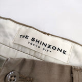 THE SHINZONE HIGH WAIST CHINO PT ハイウエストチノパンツ 定価20900円 20SMSPA58 パンツ ベージュ レディース シンゾーン【中古】5-0412G△