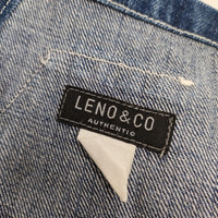 LENO & CO. デニム サロペット オールインワン L1901-PT004 サイズ1 オーバーオール ブルー レディース リノ【中古】5-0412G△