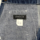 LENO & CO. デニム サロペット オールインワン L1901-PT004 サイズ1 オーバーオール ブルー レディース リノ【中古】5-0412G△