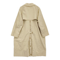 YAECA ステンカラーコート ロング Soutien Collar Coat 175202 サイズM ステンカラーコート ベージュ レディース ヤエカ【中古】5-1008T♪