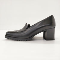 COLE HAAN サイズ5 ヒール パンプス ブラック レディース コールハーン【中古】5-0419G◎