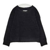 MHL. 595-6253512 ウールナイロン セーター ニット ブラック レディース エムエイチエル【中古】5-1009T∞