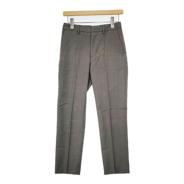 MARGARET HOWELL 578-6243006 ウール FINE WOOL FLANNEL センタープレススラックス パンツ グレージュ レディース マーガレットハウエル【中古】5-1009T∞