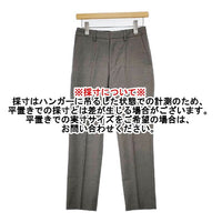 MARGARET HOWELL 578-6243006 ウール FINE WOOL FLANNEL センタープレススラックス パンツ グレージュ レディース マーガレットハウエル【中古】5-1009T∞