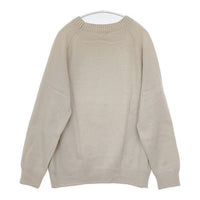 MARGARET HOWELL 579-8260030 ウールコットン PLAIN WOOL COTTON セーター ニット ベージュ メンズ マーガレットハウエル【中古】5-1005T∞