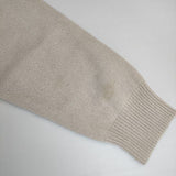 MARGARET HOWELL 579-8260030 ウールコットン PLAIN WOOL COTTON セーター ニット ベージュ メンズ マーガレットハウエル【中古】5-1005T∞