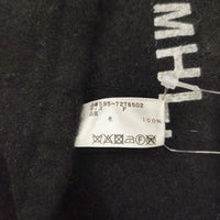 MHL. 595-7276502 ウール 帽子 ベレー帽 ブラック レディース エムエイチエル【中古】5-0925T◎