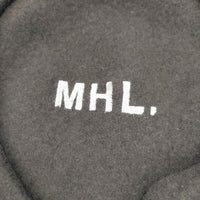 MHL. 595-6276503 ウール 帽子 ベレー帽 カーキ レディース エムエイチエル【中古】5-0925T◎