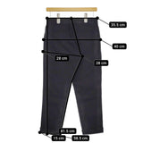 evam eva E171T131 コットンツイル サイズ1 イージーパンツ パンツ ブラック レディース エヴァムエヴァ【中古】5-0412G△