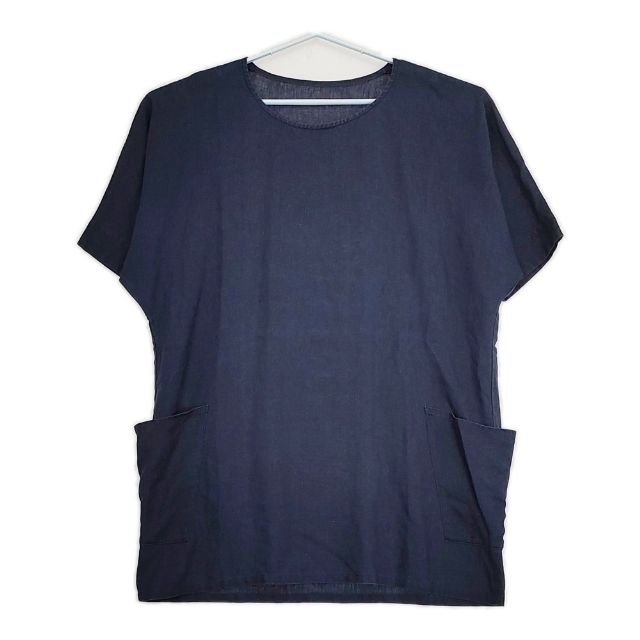 ヤンマ産業 YAMMA リネン プルオーバー チュニック 半袖 ブラウス シャツ ネイビー ヤンマ産業 5-0612S 258817 楽天市場】Yamma（レディースファッション）の通販