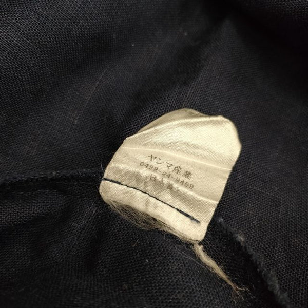 ヤンマ産業 YAMMA リネン プルオーバー チュニック 半袖 ブラウス シャツ ネイビー ヤンマ産業 5-0612S 258817 ヤンマ産業 YAMMA リネン プルオーバー チュニック 半袖