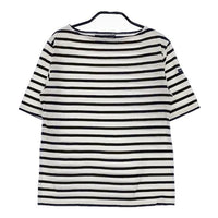SAINT JAMES ボーダー T0 半袖Ｔシャツ カットソー ホワイト ブルー レディース セントジェームス【中古】5-0601M∞