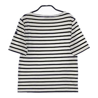 SAINT JAMES ボーダー T0 半袖Ｔシャツ カットソー ホワイト ブルー レディース セントジェームス【中古】5-0601M∞