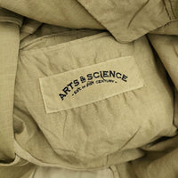 ARTS&SCIENCE 011-00224-151 サイズ2 リネン テーラードジャケット イエロー レディース アーツ&サイエンス【中古】5-0411M♪