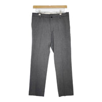 YAECA 14644 Slim Slacks スリムスラックス M センタープレス パンツ グレー CHARCOAL レディース ヤエカ【中古】5-0810G∞