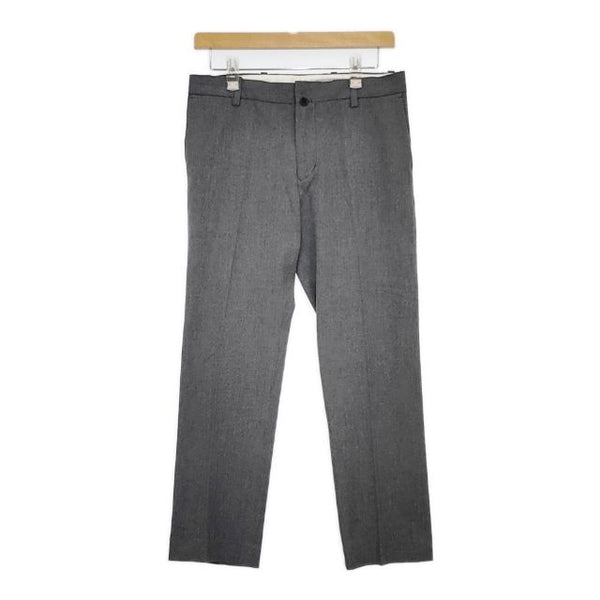 YAECA 14644 Slim Slacks スリムスラックス M センタープレス パンツ グレー CHARCOAL レディース ヤエカ【中古】5-0810G∞