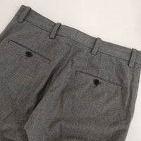 YAECA 14644 Slim Slacks スリムスラックス M センタープレス パンツ グレー CHARCOAL レディース ヤエカ【中古】5-0810G∞