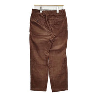 Steven Alan 8WALE CORDUROY SLOW TAPERED PANTS-JUST コーデュロイ パンツ ブラウン メンズ スティーブンアラン【中古】5-1005T∞