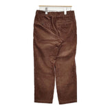 Steven Alan 8WALE CORDUROY SLOW TAPERED PANTS-JUST コーデュロイ パンツ ブラウン メンズ スティーブンアラン【中古】5-1005T∞