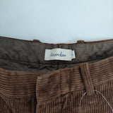 Steven Alan 8WALE CORDUROY SLOW TAPERED PANTS-JUST コーデュロイ パンツ ブラウン メンズ スティーブンアラン【中古】5-1005T∞