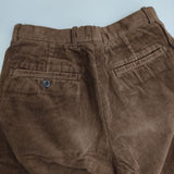 Steven Alan 8WALE CORDUROY SLOW TAPERED PANTS-JUST コーデュロイ パンツ ブラウン メンズ スティーブンアラン【中古】5-1005T∞