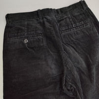 Steven Alan 8WALE CORDUROY SLOW TAPERED PANTS-JUST コーデュロイ パンツ ブラック メンズ スティーブンアラン【中古】5-1005T∞