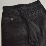 Steven Alan 8WALE CORDUROY SLOW TAPERED PANTS-JUST コーデュロイ パンツ ブラック メンズ スティーブンアラン【中古】5-1005T∞