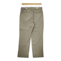 Steven Alan W/TRI 70s STRAIGHT PANTS-JUST ウールトリアセテート パンツ カーキ メンズ スティーブンアラン【中古】5-0417G∞