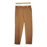 Steven Alan DOUBLECLOTH SLOW TAPERED-JUST ポリエステルウール センタープレススラックス パンツ ブラウン メンズ スティーブンアラン【中古】5-0417G∞