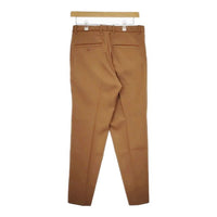 Steven Alan DOUBLECLOTH SLOW TAPERED-JUST ポリエステルウール センタープレススラックス パンツ ブラウン メンズ スティーブンアラン【中古】5-0417G∞